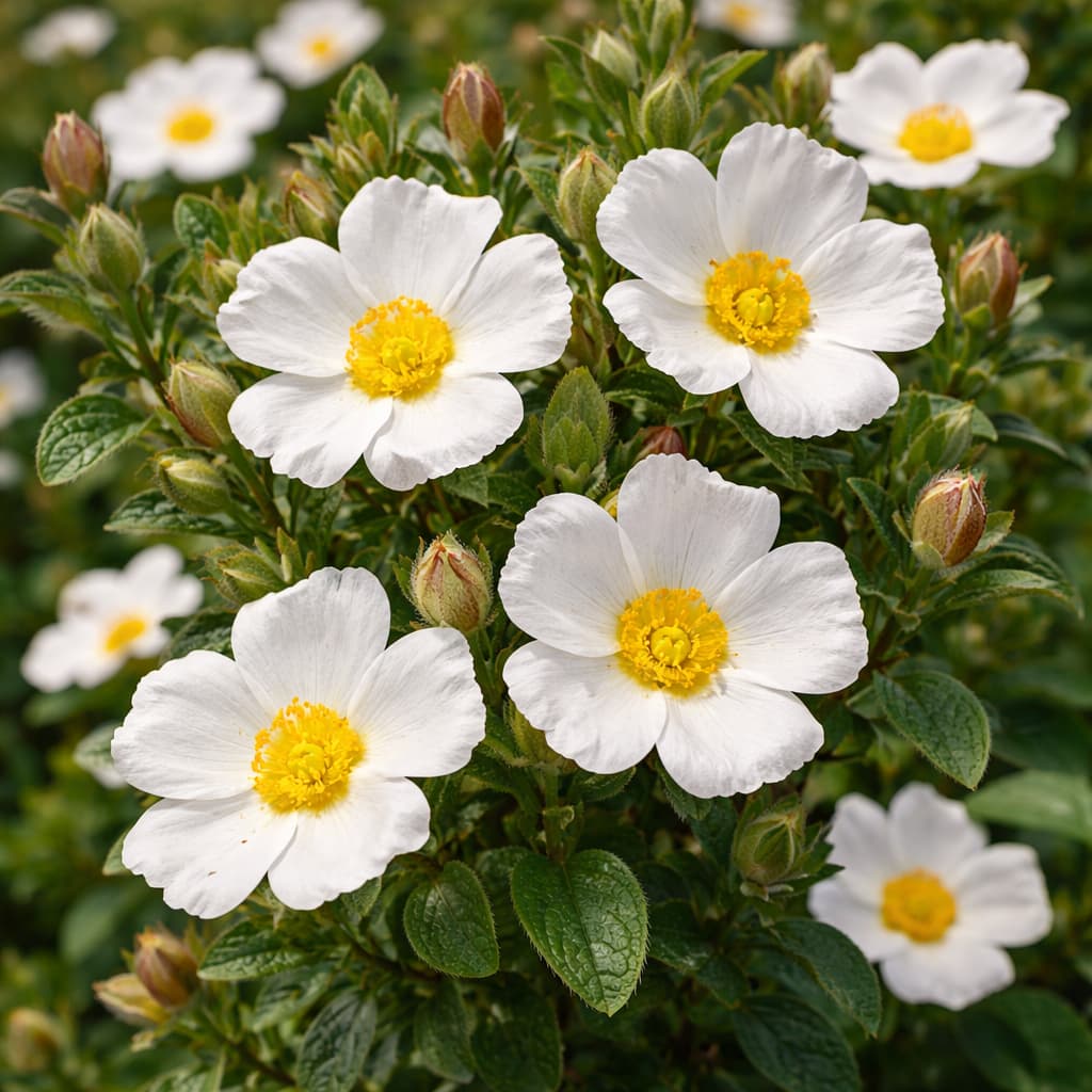 Cistus salvifolius (Cisto femmina)