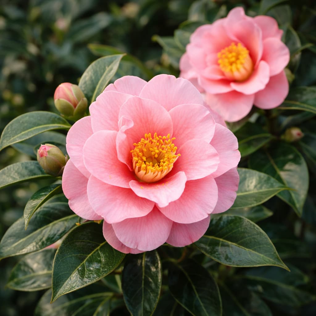 Camellia japonica (Camellia)