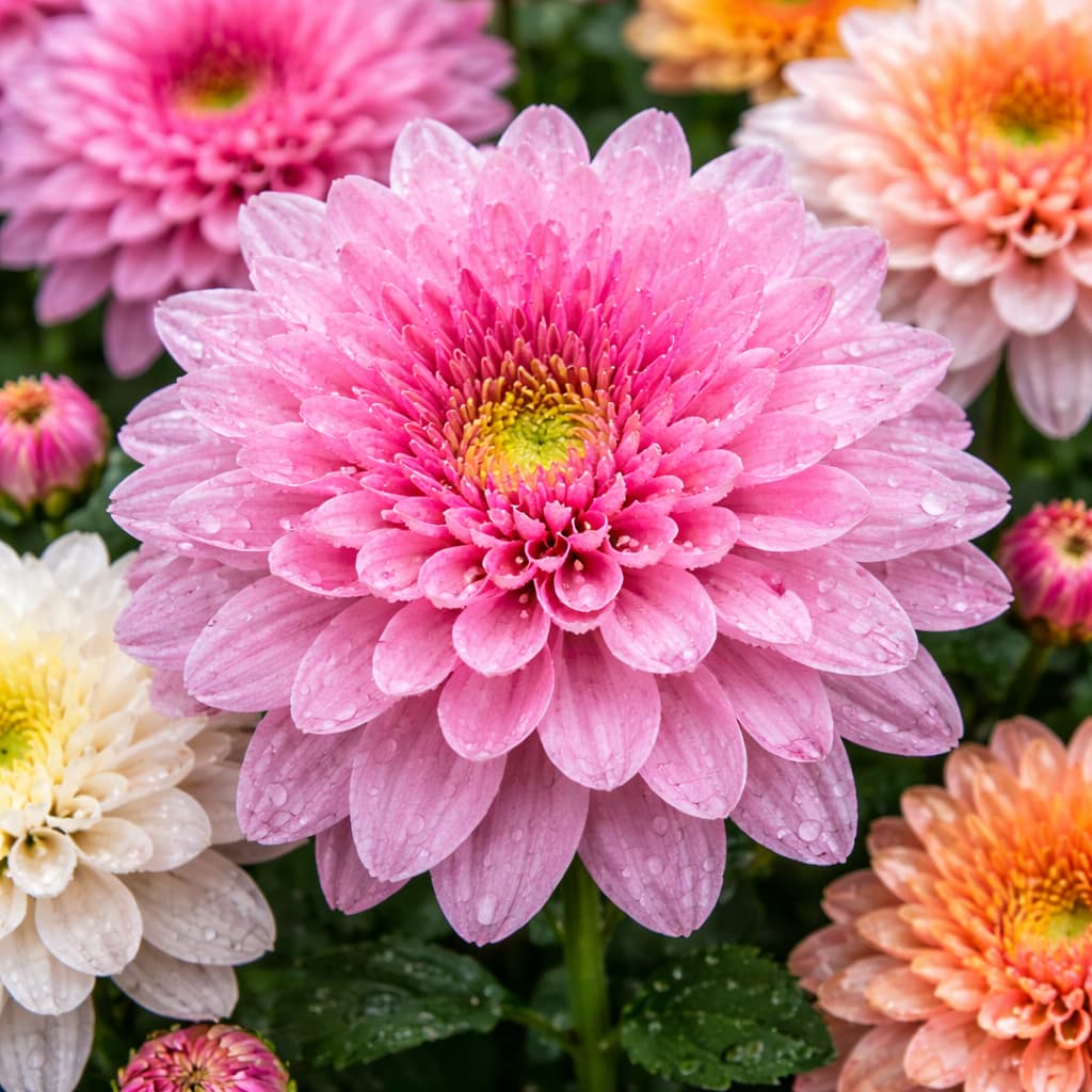 Chrysanthemum x morifolium (Crisantemo)