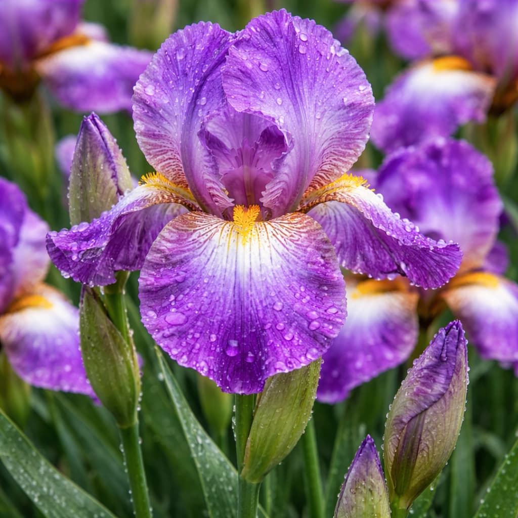 Iris germanica (Iris)