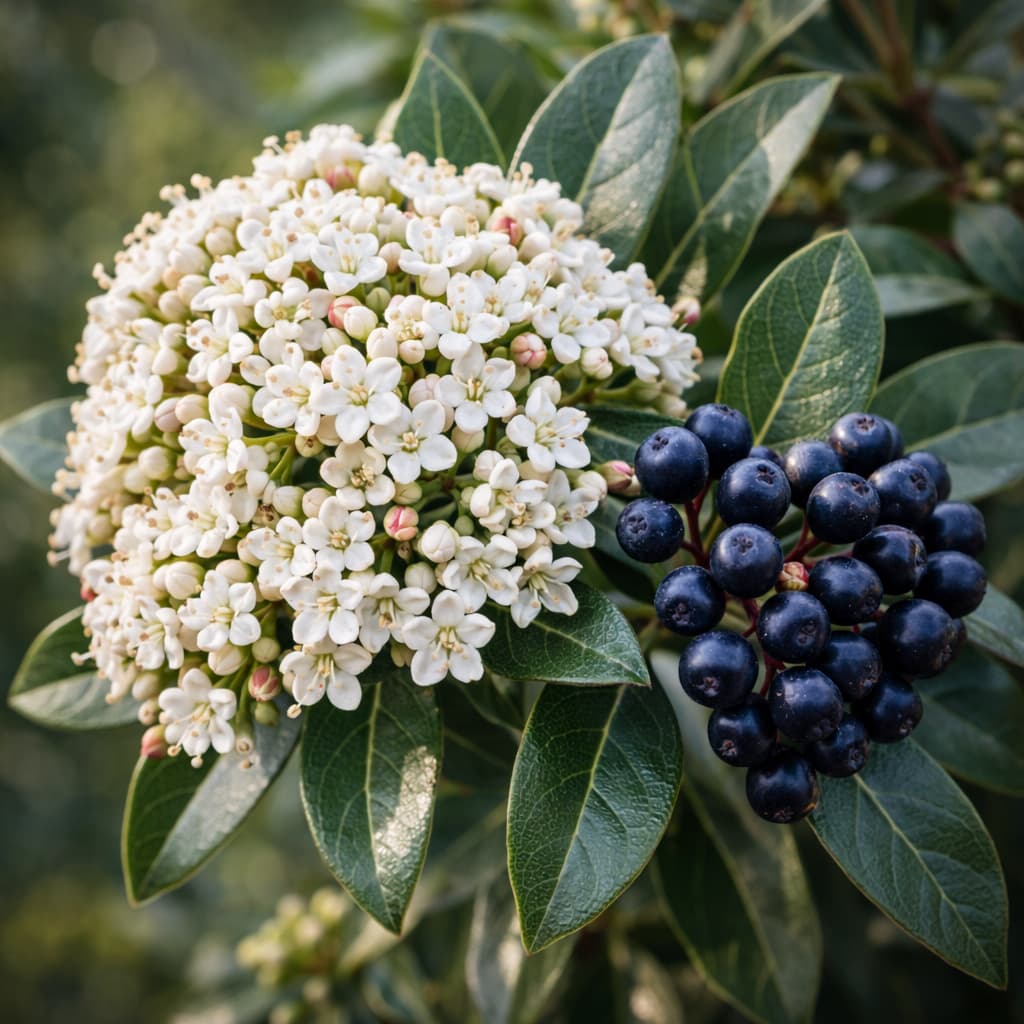 Viburnum tinus (Viburno tino)